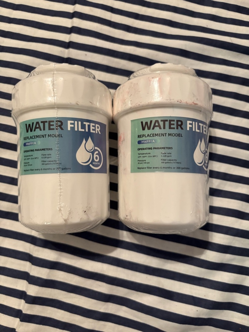 MWFP/A Water Filter Replacement Pair